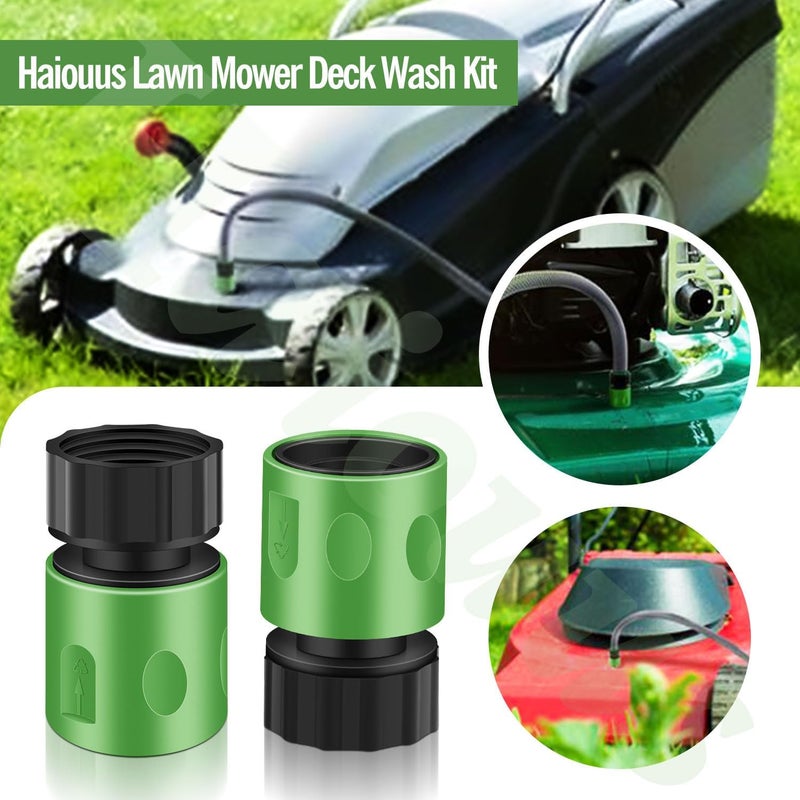 Haiouus 2 Kit Lawn Mower Deck Wash Kit, for Riding Lawn Mower Cleaning Attachment Kit, Compatible with Cub Cadet, MTD, Troy-Bilt, Craftsman Lawn Mower Tractor, Deck Wash Adapter Accessories - Image 4